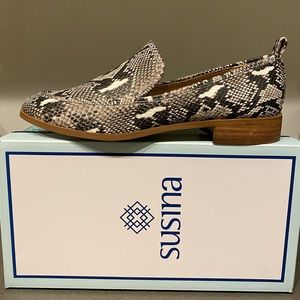Susina size 7.5 snakeskin shoes
